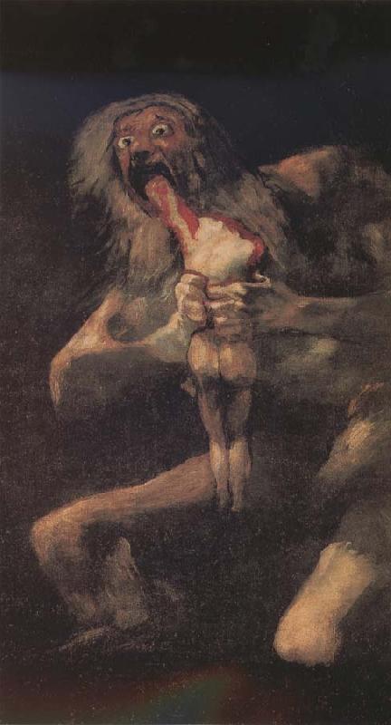Francisco Goya Saturn devouring his children oil painting image